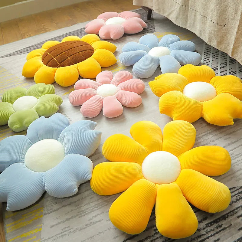 Almofada Decorativa Flor de Seis Pétalas 35 cm