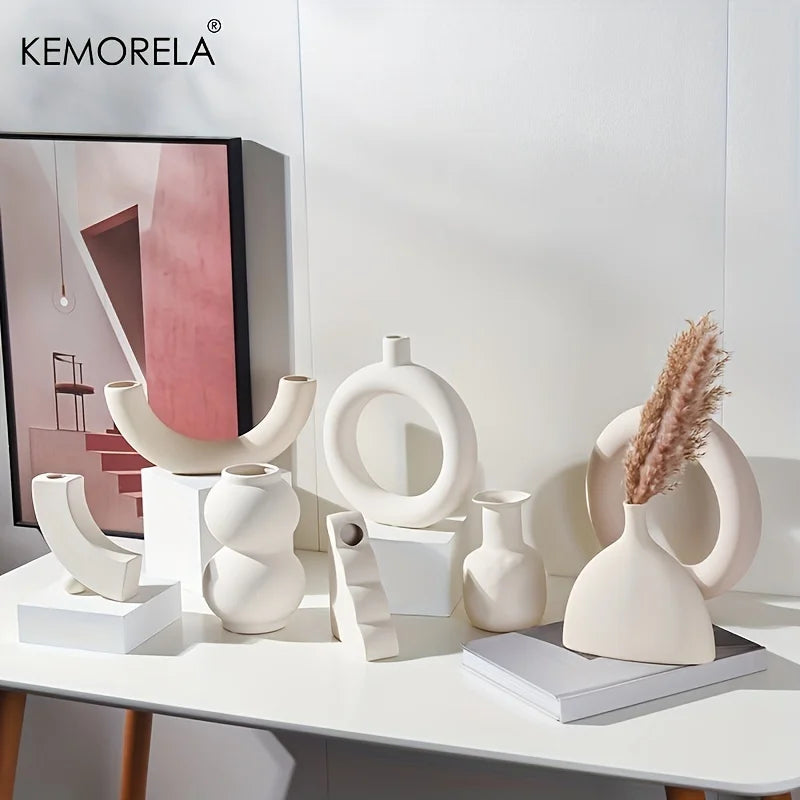 Coleção de Vasos Cerâmicos Nórdicos - KEMORELA