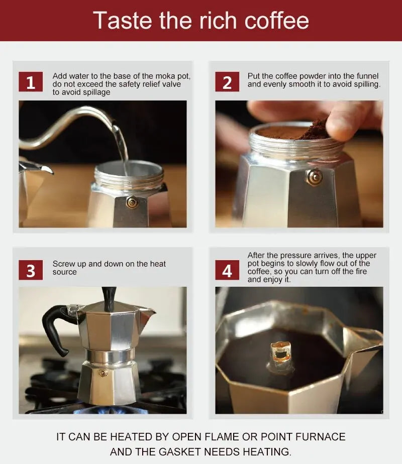 Cafeteira Italiana de Alumínio