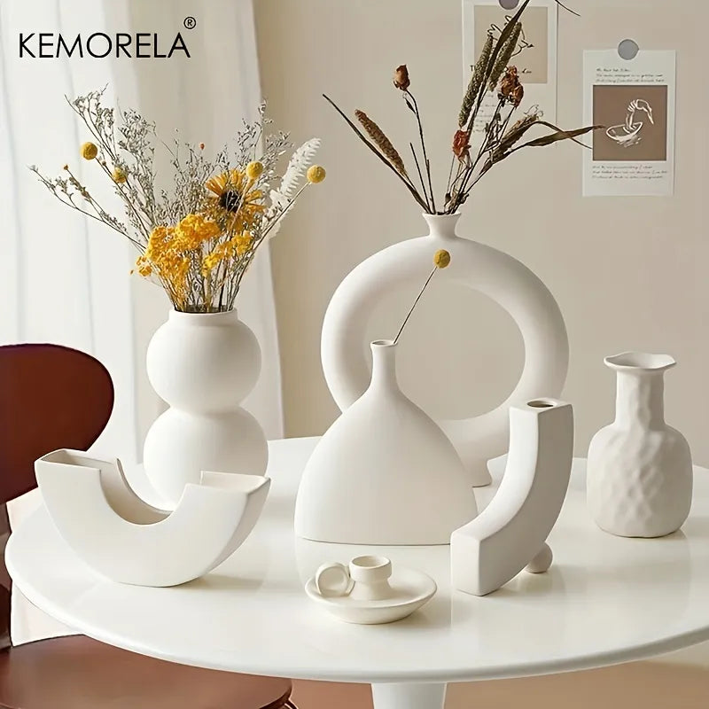 Coleção de Vasos Cerâmicos Nórdicos - KEMORELA