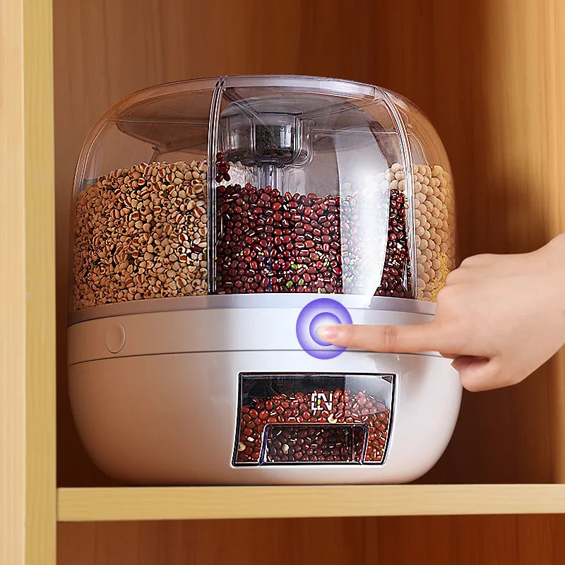 Dispenser de Grãos 360 Graus Rotativo  à Prova de Umidade