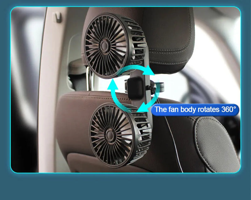 Ventilador de Resfriamento para Encosto de Banco SEAMETAL - Conforto e Frescor no Seu Carro